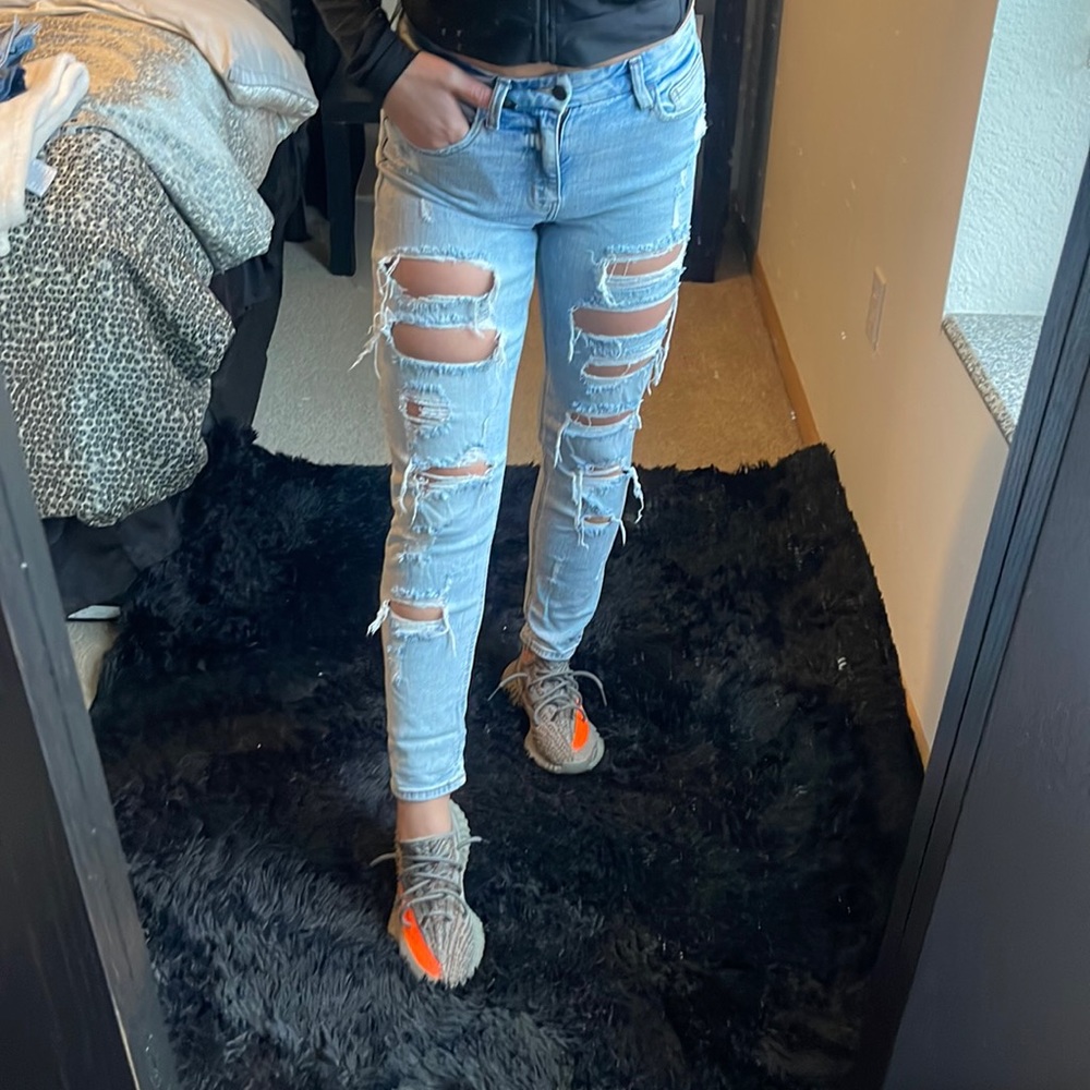 Willow + Root high rise ankle straight